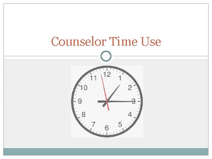 Counselor Time Use 