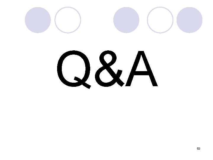 Q&A 53 