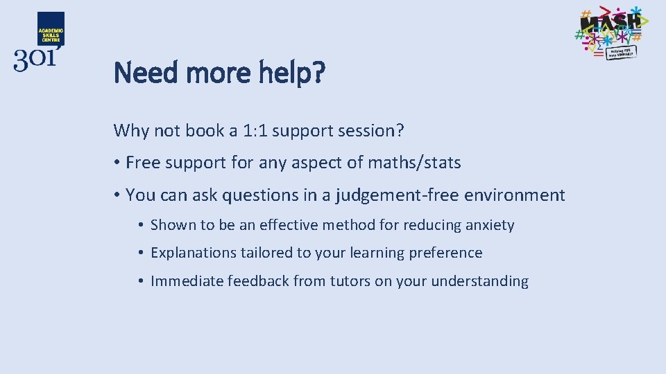 Need more help? Why not book a 1: 1 support session? • Free support