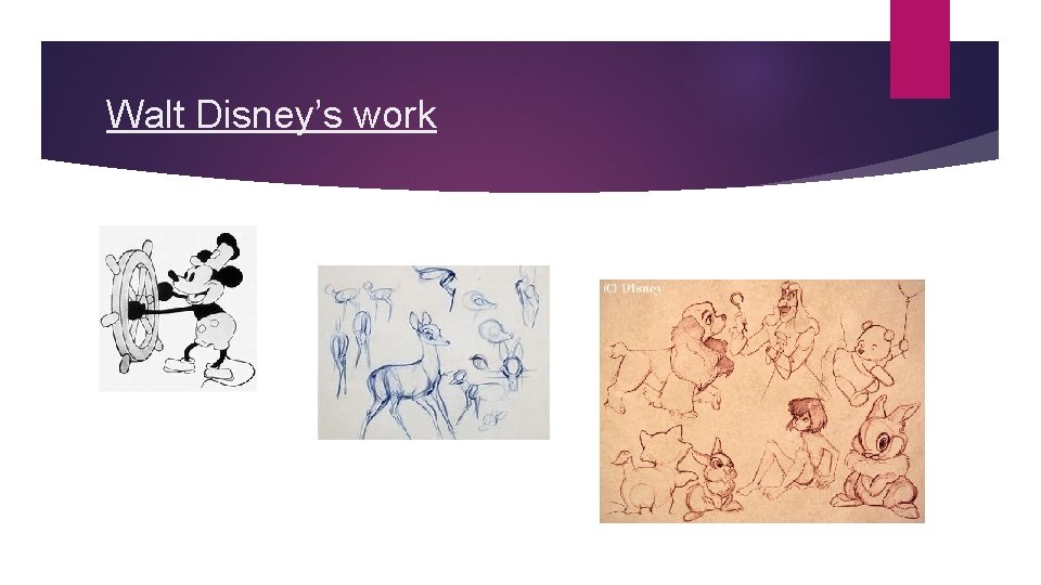 Walt Disney’s work 