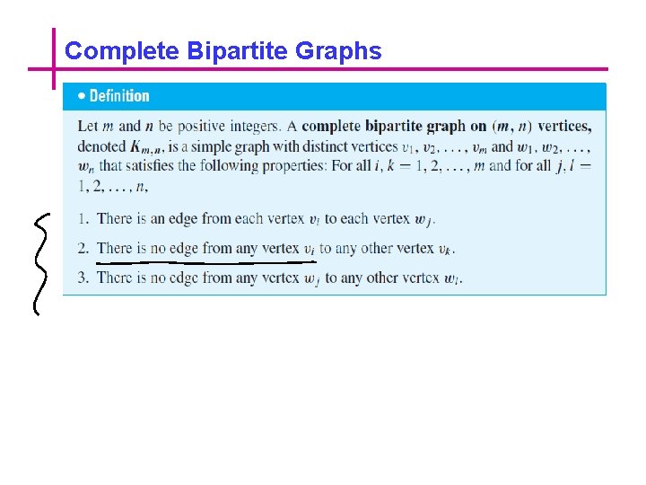 Complete Bipartite Graphs 