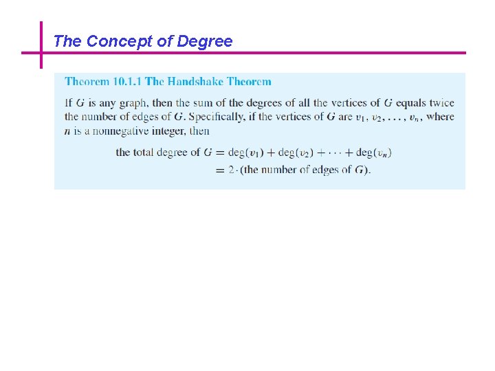 The Concept of Degree 