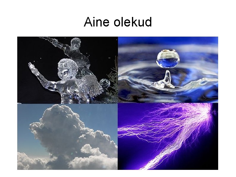 Aine olekud 