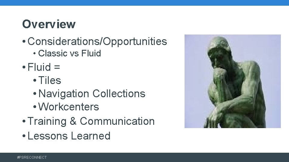 Overview • Considerations/Opportunities • Classic vs Fluid • Fluid = • Tiles • Navigation
