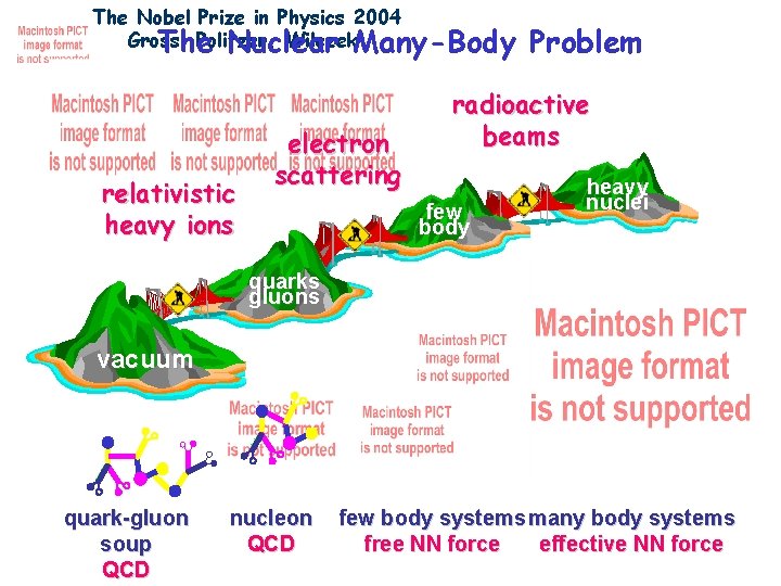 The Nobel Prize in Physics 2004 Gross, Politzer, Wilczek. Many-Body The Nuclear relativistic heavy