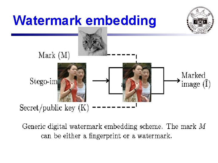 Watermark embedding 