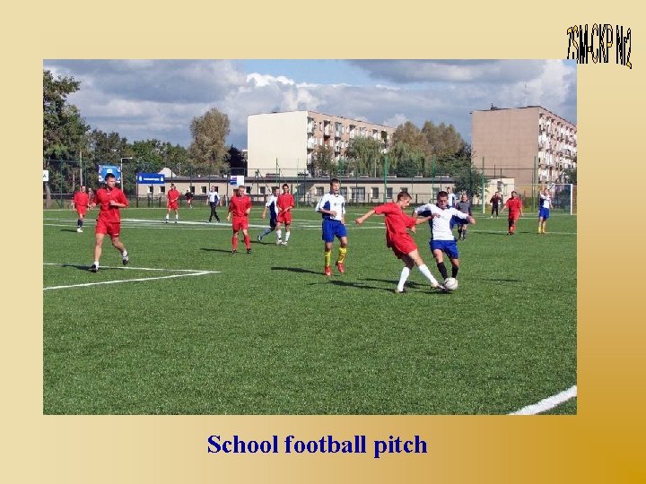School football pitch 