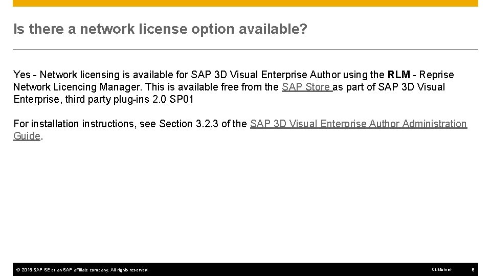 Is there a network license option available? Yes - Network licensing is available for