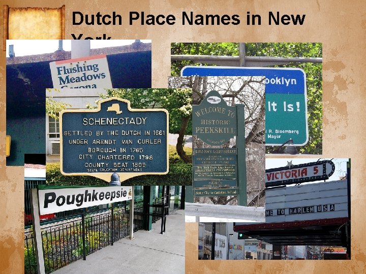 Dutch Place Names in New York 