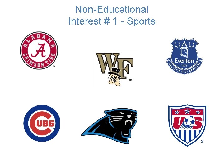 Non-Educational Interest # 1 - Sports 