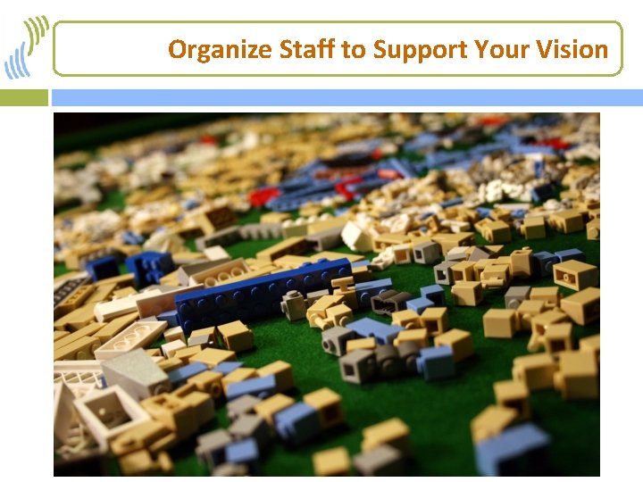 Organize Staff to Support Your Vision 