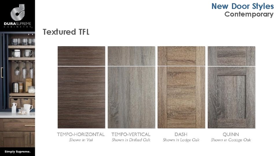 New Door Styles Contemporary Textured TFL 