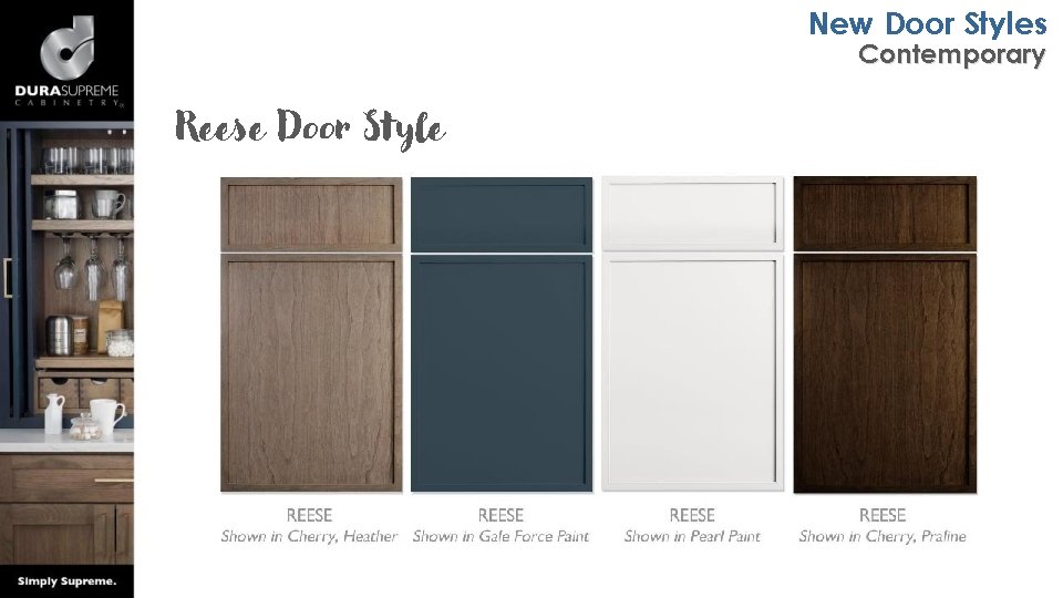 New Door Styles Contemporary Reese Door Style 