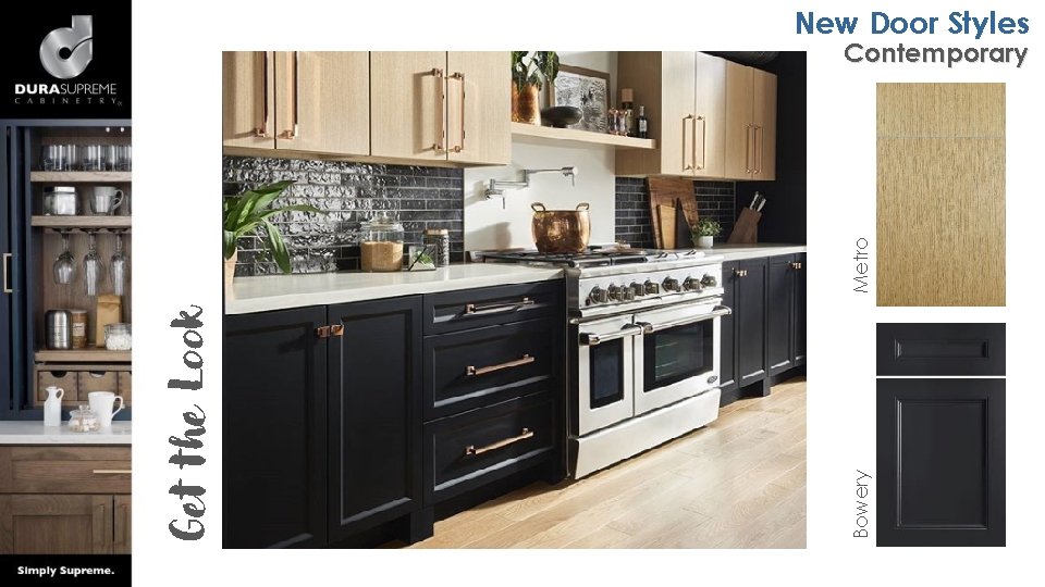 New Door Styles Bowery Get the Look Metro Contemporary 