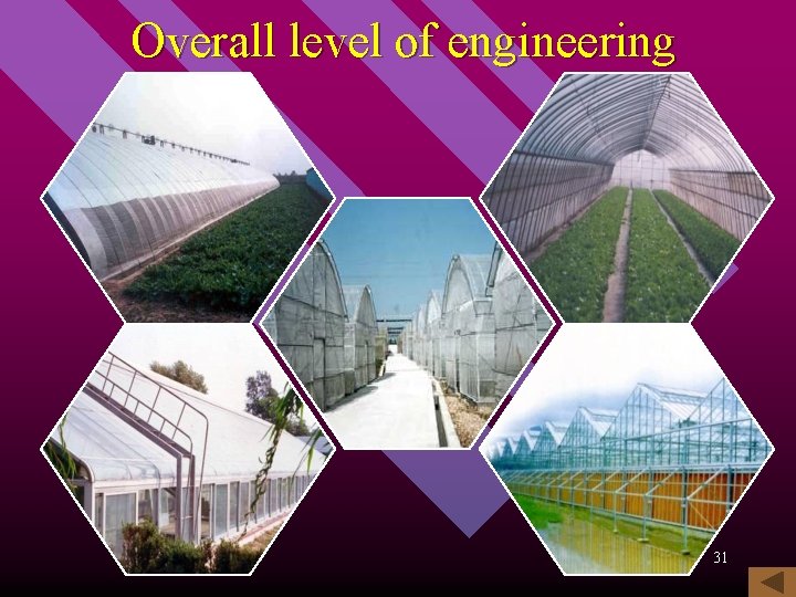 Overall level of engineering 31 