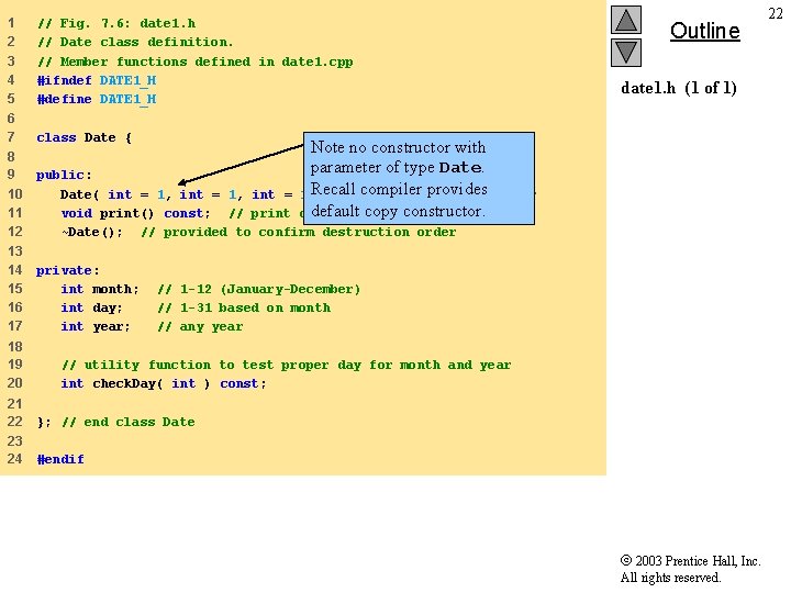 1 2 3 4 5 // Fig. 7. 6: date 1. h // Date
