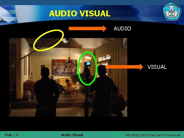 AUDIO VISUAL Hal. : 3 Audio Visual Isikan Judul Halaman Teknologi Informasi dan Komunikasi