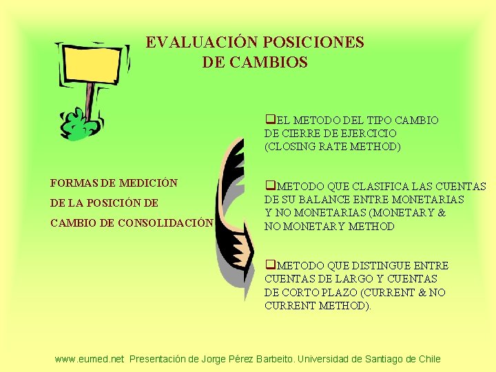 EVALUACIÓN POSICIONES DE CAMBIOS q. EL METODO DEL TIPO CAMBIO DE CIERRE DE EJERCICIO