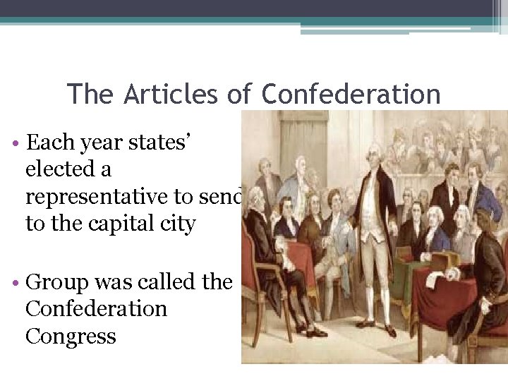 LEQ Why did Americas first framework of government