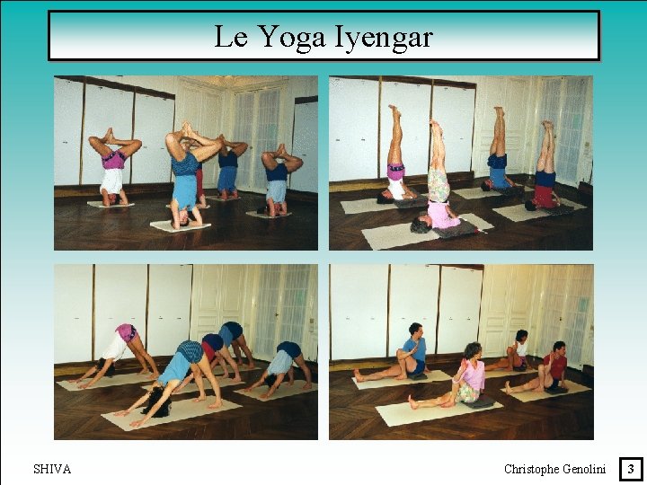 Le Yoga Iyengar SHIVA Christophe Genolini 3 