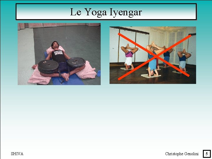 Le Yoga Iyengar SHIVA Christophe Genolini 5 