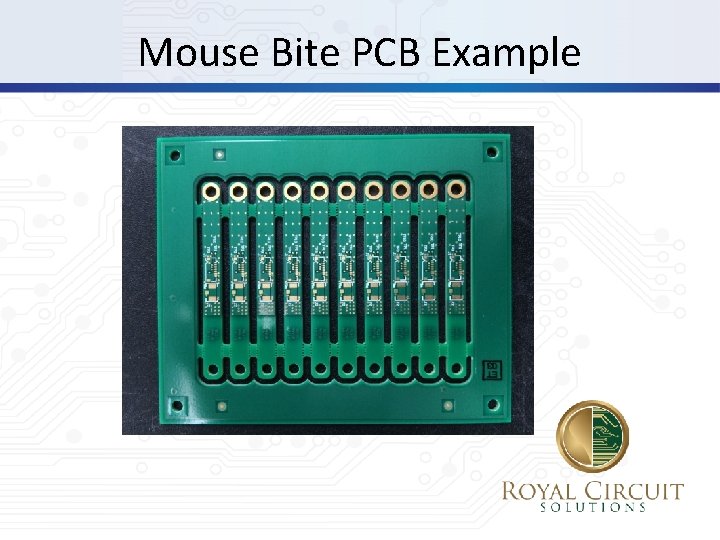 Mouse Bite PCB Example 