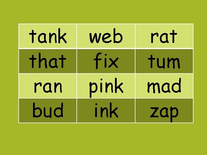 tank that ran bud web fix pink rat tum mad zap 