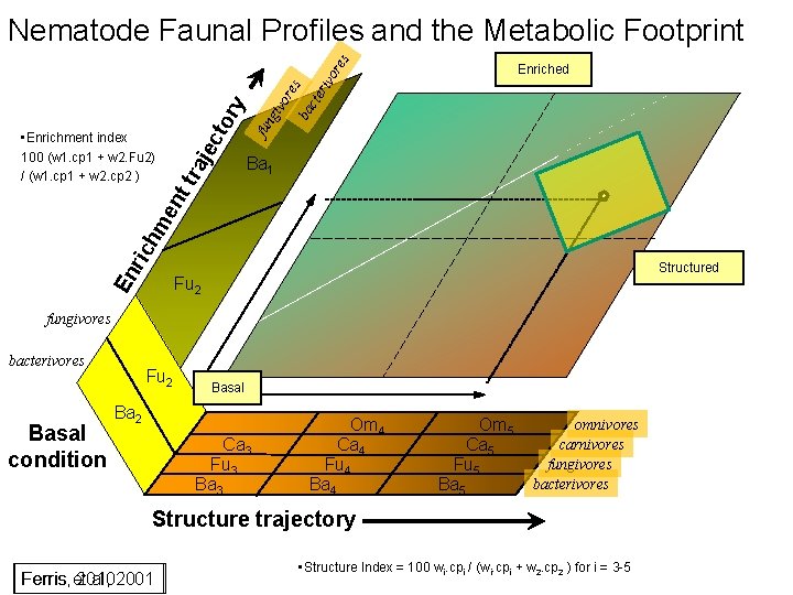 res Nematode Faunal Profiles and the Metabolic Footprint es ba cte riv o or