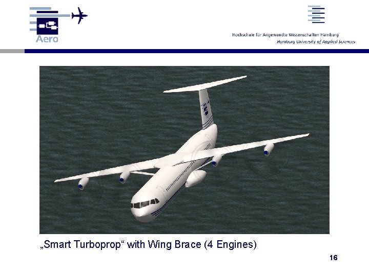 „Smart Turboprop“ with Wing Brace (4 Engines) 16 