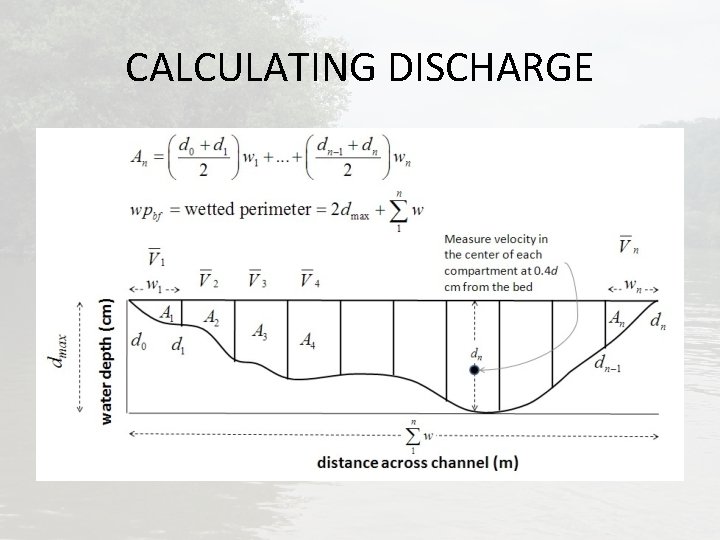 CALCULATING DISCHARGE 