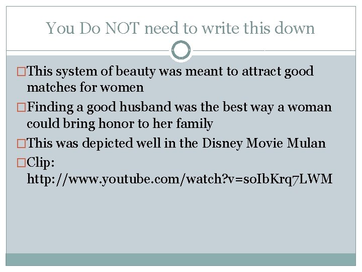 You Do NOT need to write this down �This system of beauty was meant You Do NOT need to write this down �This system of beauty was meant