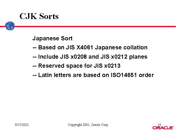 CJK Sorts Japanese Sort -- Based on JIS X 4061 Japanese collation -- Include CJK Sorts Japanese Sort -- Based on JIS X 4061 Japanese collation -- Include