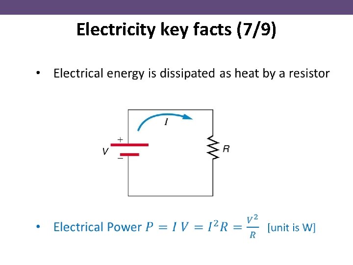 Electricity key facts (7/9) 