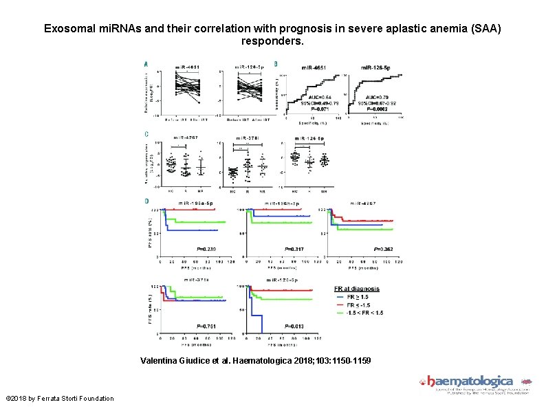 Exosomal mi. RNAs and their correlation with prognosis in severe aplastic anemia (SAA) responders.