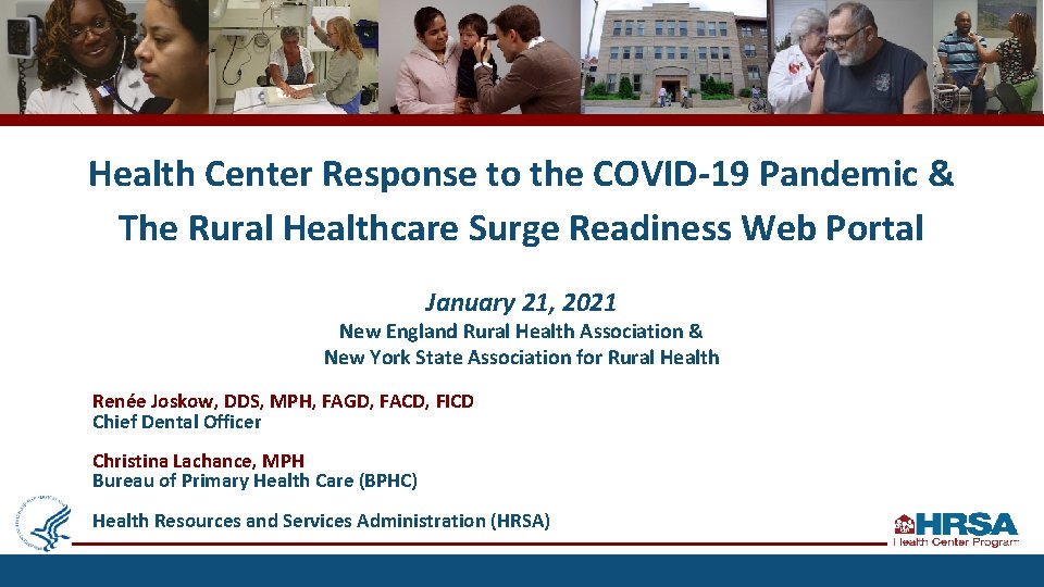 Health Center Response to the COVID-19 Pandemic & The Rural Healthcare Surge Readiness Web