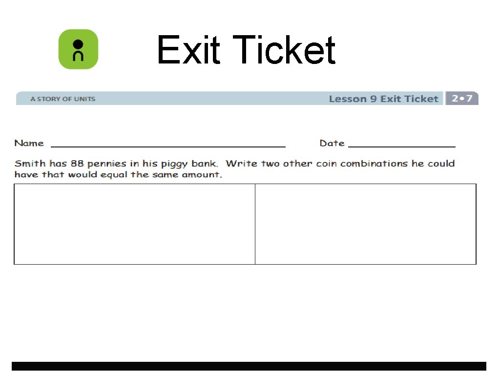 Exit Ticket 