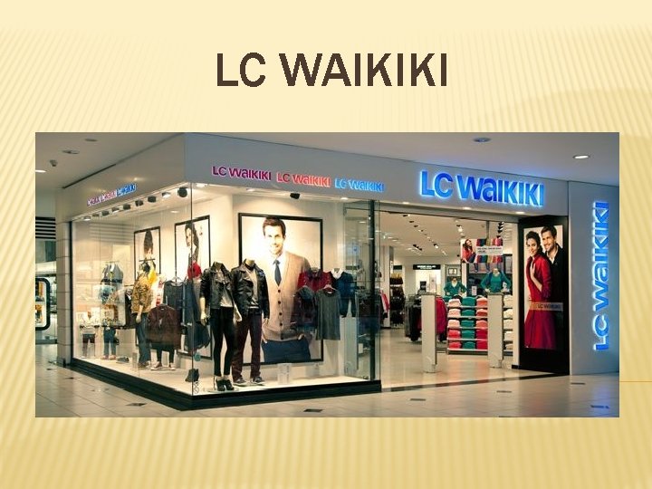 LC WAIKIKI LC Waikiki ksa ismiyle LCW yaklak