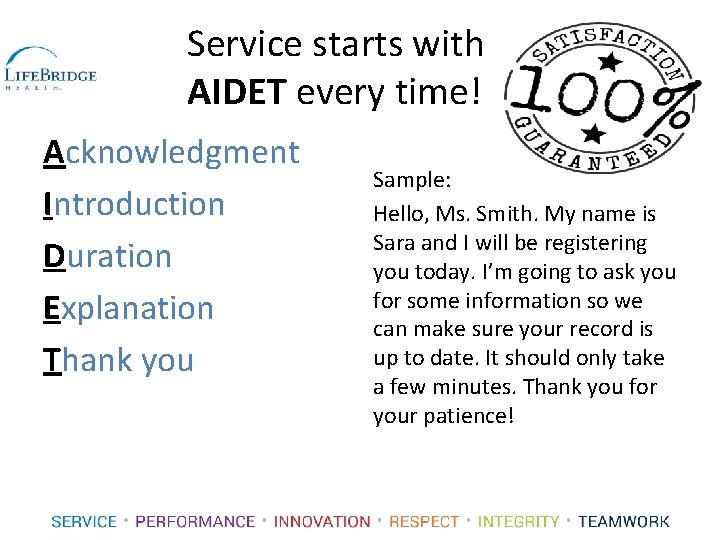 Life Bridge Health Sinai Hospital Orientation Sinai Hospital