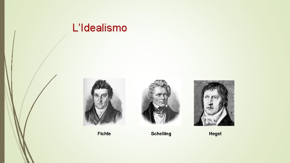 L’Idealismo 