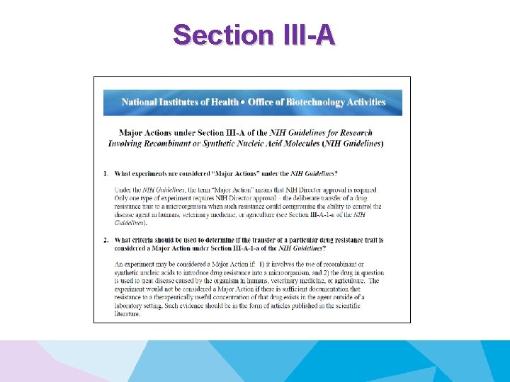 Section III-A 