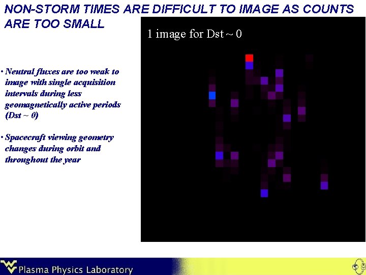 NON-STORM TIMES ARE DIFFICULT TO IMAGE AS COUNTS ARE TOO SMALL 1 image for