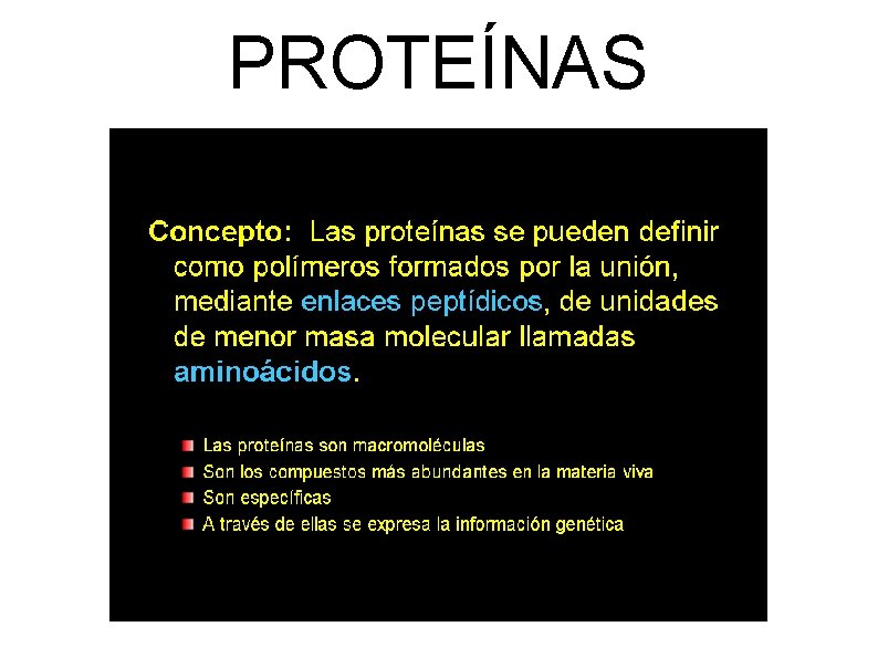 PROTEÍNAS 