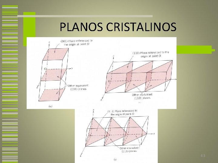 PLANOS CRISTALINOS 43 