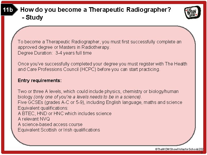 11 b How do you become a Therapeutic Radiographer? - Study To become a