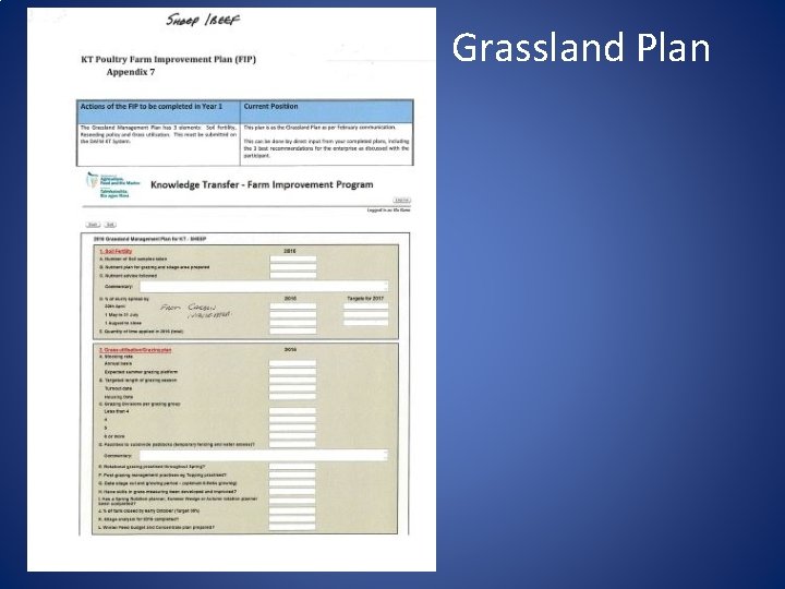Grassland Plan 
