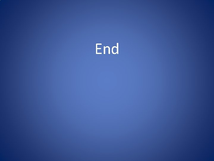 End 