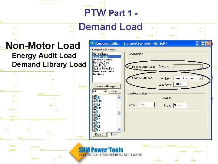 PTW Part 1 Demand Load Non-Motor Load Energy Audit Load Demand Library Load 
