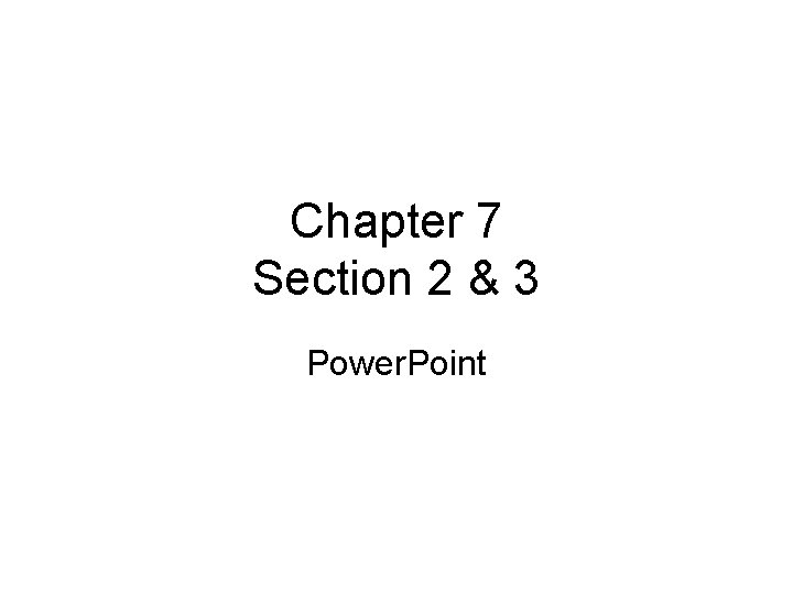 Chapter 7 Section 2 3 Power Point Samoa
