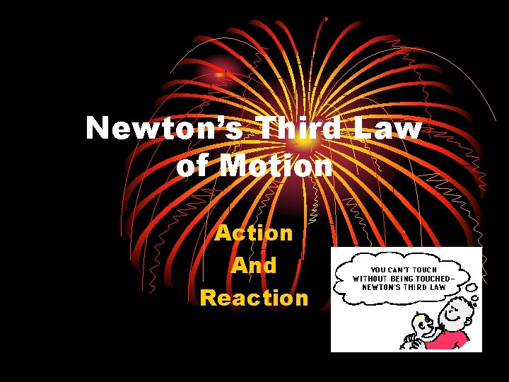 Newton’s Third Law of Motion Action And Reaction 