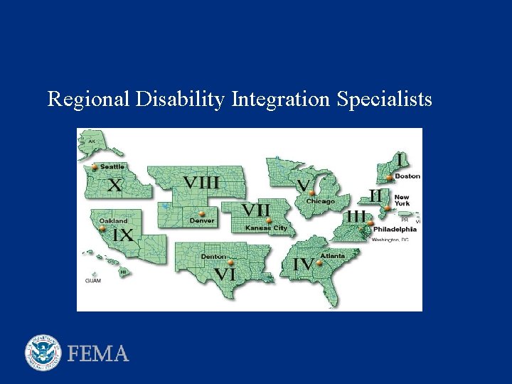 Regional Disability Integration Specialists 